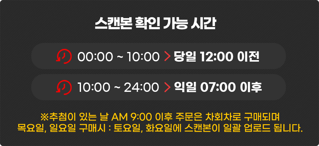 스캔본 확인 가능 시간